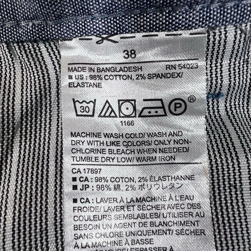 Banana Republic Emerson Chino Shorts Cotton Stretch Flat Front Men's 38 - Picture 12 of 12